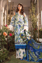 MPT-2102-B | 3PC Unstitched M.Prints Summer Collection By Maria B