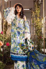 MPT-2102-B | 3PC Unstitched M.Prints Summer Collection By Maria B