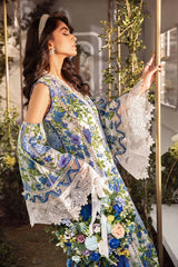 MPT-2102-B | 3PC Unstitched M.Prints Summer Collection By Maria B