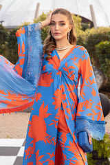MPT-2111-B | 3PC Unstitched M.Prints Summer Collection By Maria B
