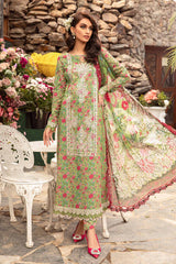 MPT-2113-B | 3PC Unstitched M.Prints Summer Collection By Maria B