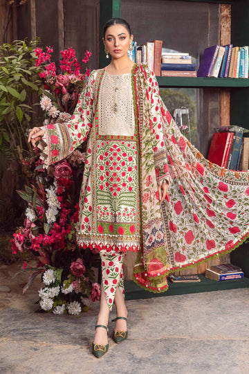 MPT-2114-A | 3PC Unstitched M.Prints Summer Collection By Maria B