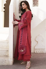 3-PC Unstitched Embroidered Lawn Shangrila By Parishay | SLA-12