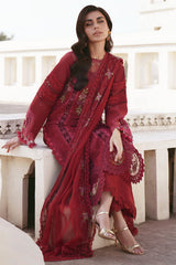 3-PC Unstitched Embroidered Lawn Shangrila By Parishay | SLA-12