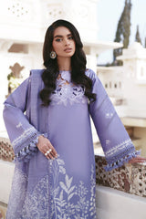 3-PC Unstitched Embroidered Lawn Shangrila By Parishay | SLA-10