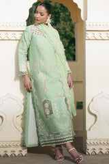 3-PC Unstitched Embroidered Lawn Shangrila By Parishay | SLA-11