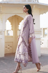 3-PC Unstitched Embroidered Lawn Shangrila By Parishay | SLA-09