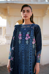 3-PC Unstitched Embroidered Lawn Shangrila By Parishay | SLA-06