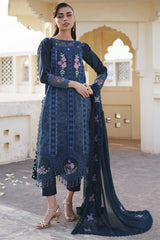 3-PC Unstitched Embroidered Lawn Shangrila By Parishay | SLA-06