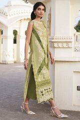 3-PC Unstitched Embroidered Lawn Shangrila By Parishay | SLA-04