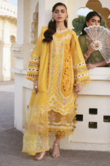 3-PC Unstitched Embroidered Lawn Shangrila By Parishay | SLA-05