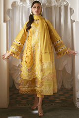 3-PC Unstitched Embroidered Lawn Shangrila By Parishay | SLA-05