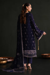 Zarifa | 3Pc Unstitched Suit Embroidered Formals Nooresha By Emaan Adeel