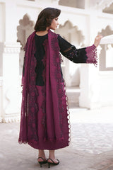 3-PC Unstitched Embroidered Lawn Shangrila By Parishay | SLA-02