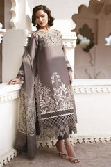 3-PC Unstitched Embroidered Lawn Shangrila By Parishay | SLA-14