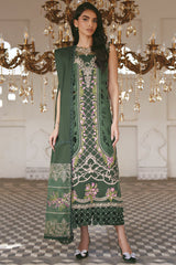 3-PC Unstitched Embroidered Lawn Shangrila By Parishay | SLA-16