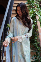 CAPRI CHARM | 3 PC UNSTITCHED TE AMO LUXURY LAWN BY MUSHQ