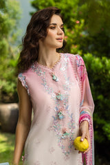 SORRISO | 3Pc Unstitched Suit Chikankari Lawn Solace Ombre By Mushq
