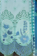 FIDUCIA | 3Pc Unstitched Suit Chikankari Lawn Solace Ombre By Mushq