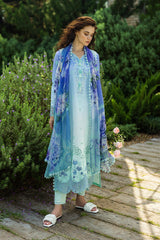 FIDUCIA | 3Pc Unstitched Suit Chikankari Lawn Solace Ombre By Mushq