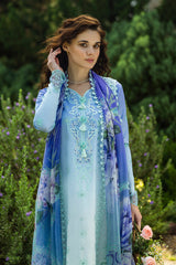 FIDUCIA | 3Pc Unstitched Suit Chikankari Lawn Solace Ombre By Mushq