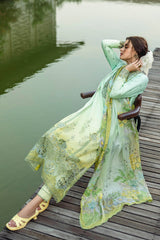 UNIONE | 3Pc Unstitched Suit Chikankari Lawn Solace Ombre By Mushq