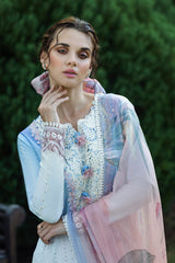 PUREZZA | 3Pc Unstitched Suit Chikankari Lawn Solace Ombre By Mushq