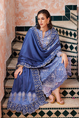 LATIFAH - MOROCCAN DREAM - UNSTITCHED SATEEN SHAWL COLLECTION