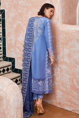 LATIFAH - MOROCCAN DREAM - UNSTITCHED SATEEN SHAWL COLLECTION