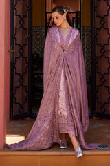 SAFAA - MOROCCAN DREAM - UNSTITCHED SATEEN SHAWL COLLECTION