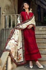 Flying Kiss | 3Pc Unstitched Suit Winter Embroidered Broadway By Mushq