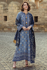 Tender Glance | 3Pc Unstitched Suit Winter Embroidered Broadway By Mushq