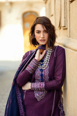 Endless Passion | 3Pc Unstitched Suit Winter Embroidered Broadway By Mushq