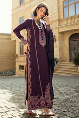 Endless Passion | 3Pc Unstitched Suit Winter Embroidered Broadway By Mushq