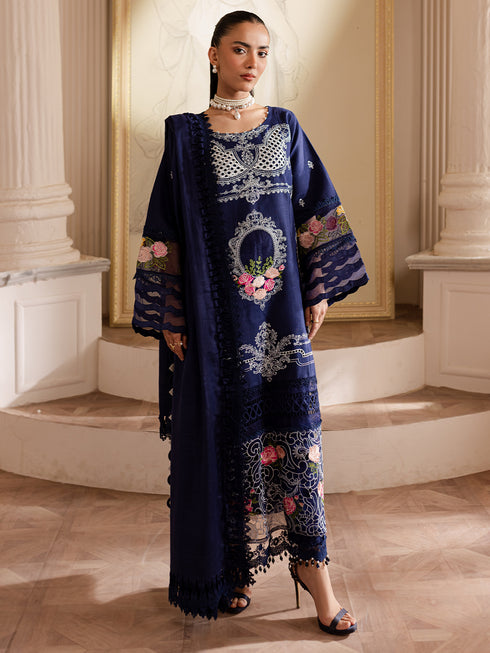 MW-03 | 3Pc Unstitched Suit Winter Collection 24 Mira By Parishay