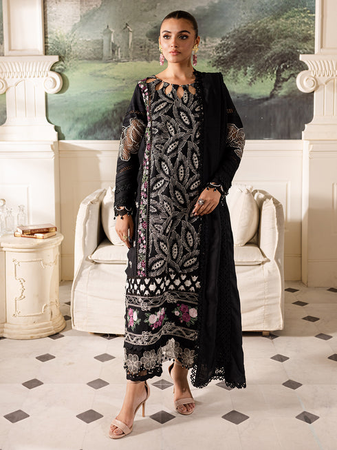MW-07 | 3Pc Unstitched Suit Winter Collection 24 Mira By Parishay