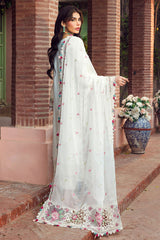 4422-ZAHRA | 3PC Unstitched Embroidered Premium Lawn By Motifz