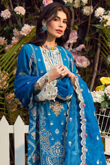 4424-GUL-E-RANA | 3PC Unstitched Embroidered Premium Lawn By Motifz