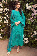 4430-SANOBAR | 3PC Unstitched Embroidered Premium Lawn By Motifz