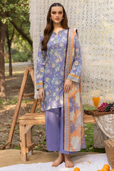 3-PC Unstitched Digital Printed Lawn By Motifz | 5354-SAVAHHAH
