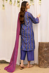 3-PC Unstitched Digital Printed Lawn By Motifz | 5357-IZAAR