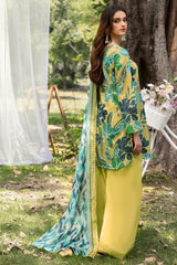 3-PC Unstitched Digital Printed Lawn By Motifz | 5358-NIMR