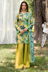 3-PC Unstitched Digital Printed Lawn By Motifz | 5358-NIMR