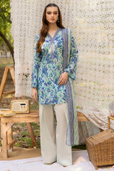 3-PC Unstitched Digital Printed Lawn By Motifz |5560-ANIKA
