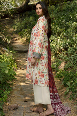 3-PC Unstitched Digital Printed Lawn By Motifz | 5561-NEHA