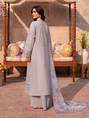 Maeve | 3Pc Unstitched Suit Luxury Lawn 25 Husn e Jahan By Mahnur