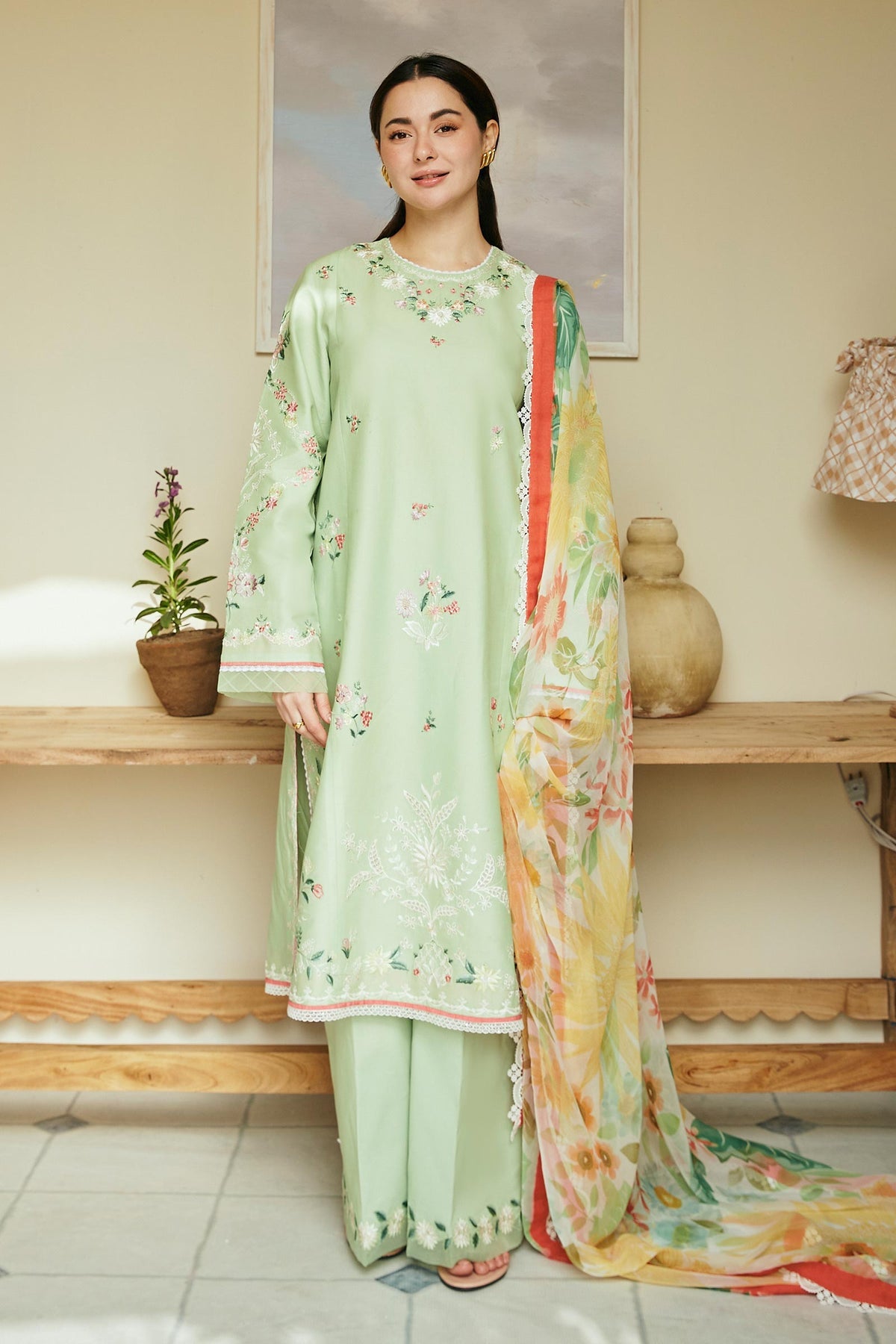 MAHAY-4A | 3Piece Unstitched Coco Lawn By Zara Shahjahan