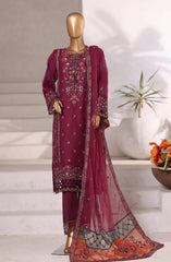 3-PC Stitched Festive Formal Embroidered Mahpara By Sadabahar | 03