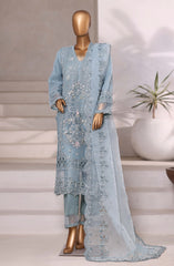3-PC Stitched Festive Formal Embroidered Mahpara By Sadabahar | 04
