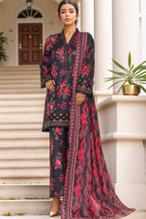 3-PC Stitched Printed Khaddar Malika By Sada Bahar | 5739
